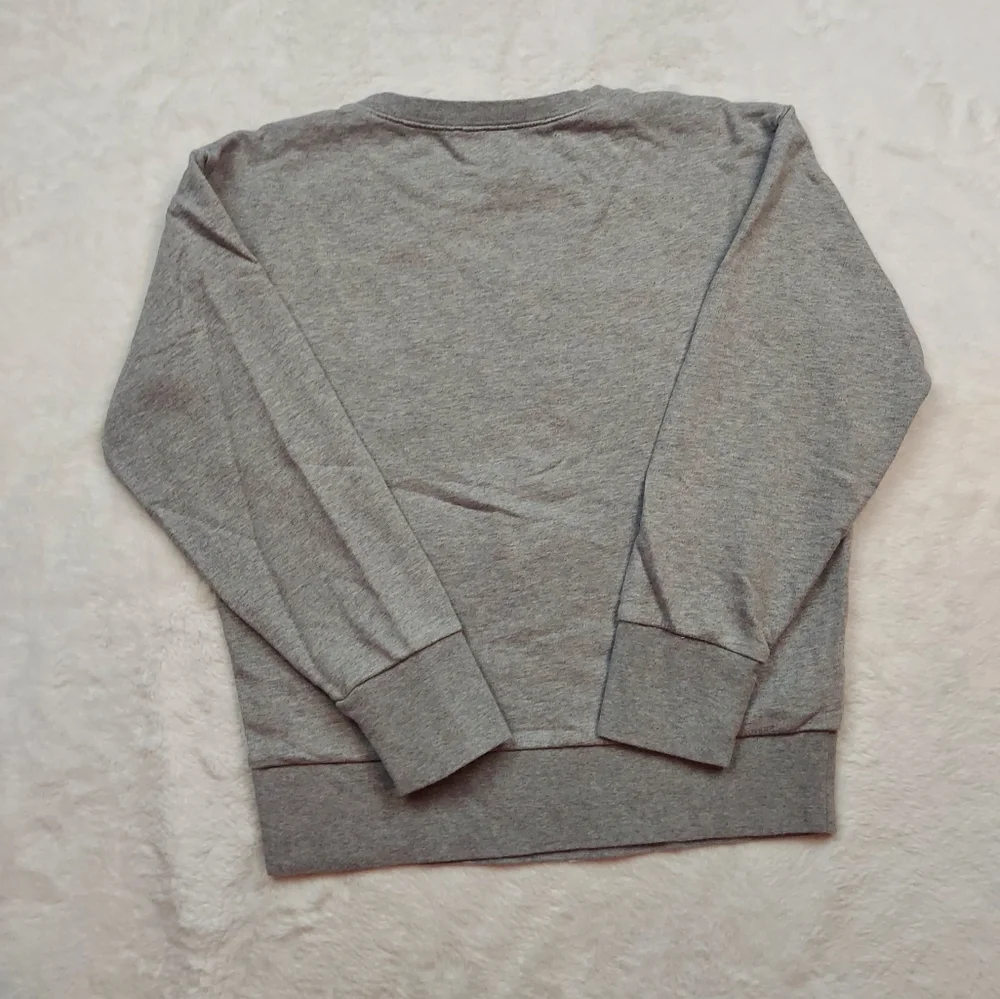 J. Crew Gray Floral Embroidered Long Sleeve Sweatshirt Size S - Picture 8 of 10